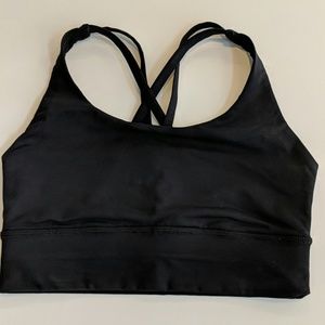 Lululemon black Energy sports bra size 6